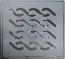 The wave pattern of copper drain